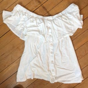 American Eagle off the shoulder shirt